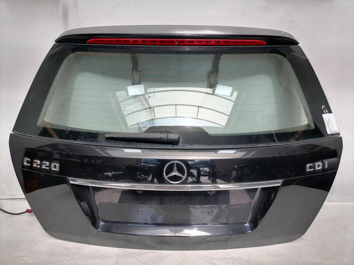 Mercedes C Klasse S204 original Heckklappe mit Heckscheibe 197 Obsidianschwarz Kombi Bj.2008